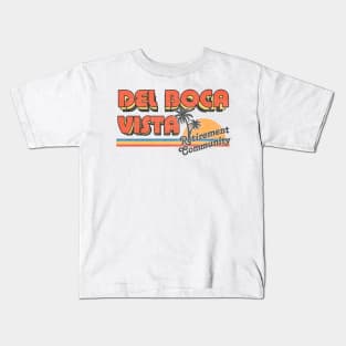 Del Boca Vista  /  Faded Style 90s Design Kids T-Shirt